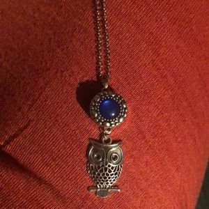 Owl snap necklace